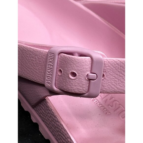 Birkenstock Womens Fondant Pink EVA Gizeh Sandals Size 5 EU 36 Adjustable Strap - Picture 3 of 8